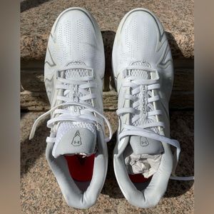 Men's Under Armour Command MC Lacrosse Cleats White 3023385-100 Size 11